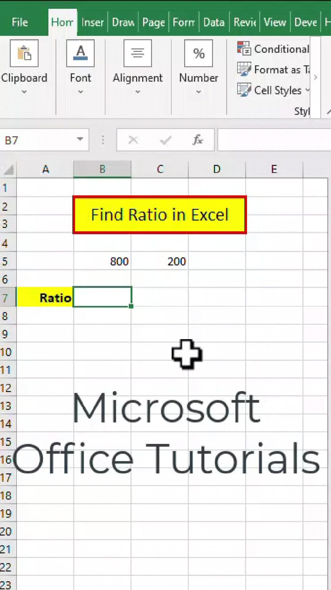 How To Find Ratio In Excel Excel Tricks Excel Tutorial Artofit