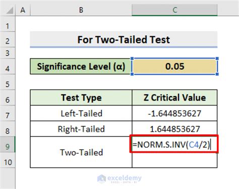 How To Find Z Critical Value In Excel 3 Suitable Examples Exceldemy