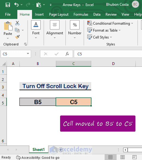 How To Fix Arrow Keys Not Moving Cells In Excel Youtube