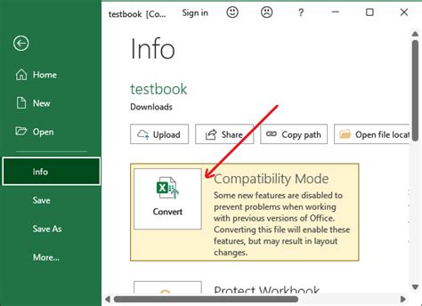 Exit Excel Compatibility Mode Now