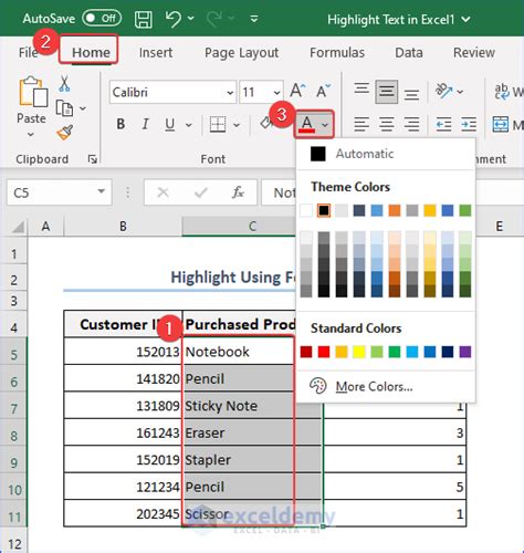 How To Highlight Text In Excel 7 Easy Ways Exceldemy