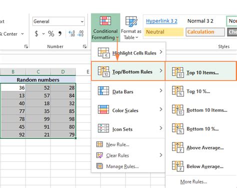 How To Highlight Top 3 5 10 Values In Excel Riset