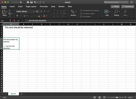 5 Ways To Indent Cells