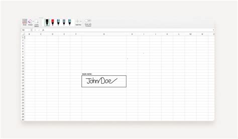 5 Ways Add Signature Excel