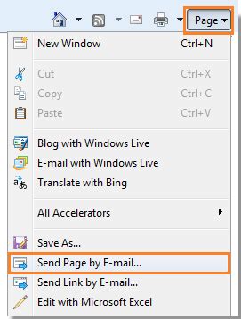 How To Insert Or Embed A Web Page In Outlook Email Body