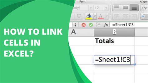 How To Link Cells In Different Excel Spreadsheets