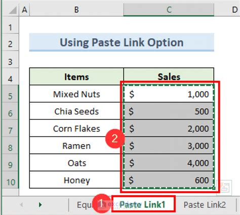 How To Link Data In Excel Worksheets