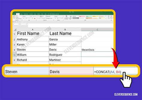 Link Two Cells In Excel