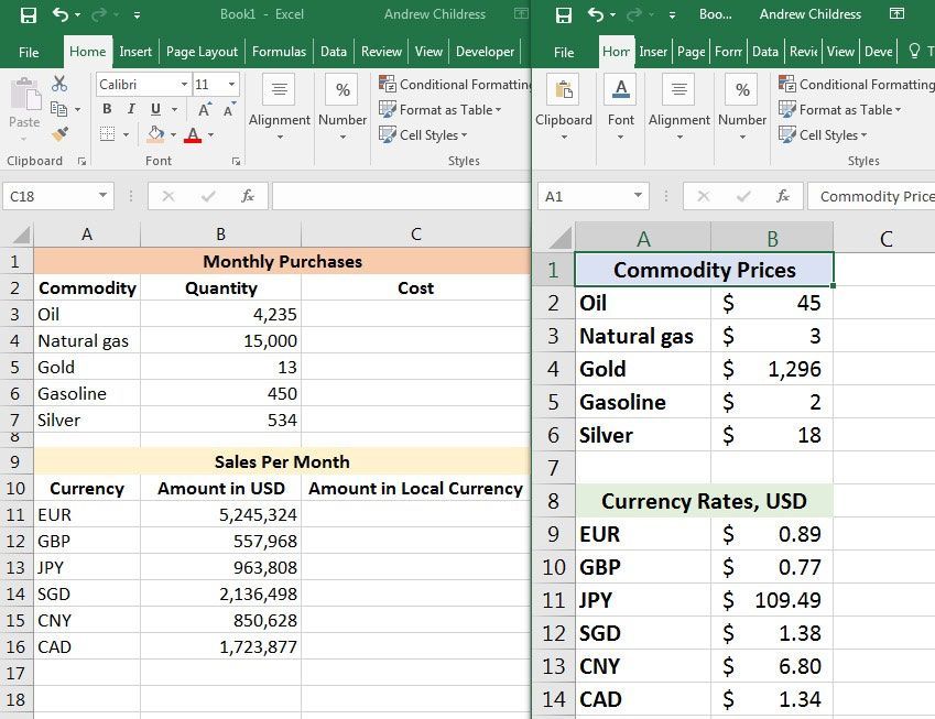 How To Link Your Data In Excel Workbooks Together Envato Tuts