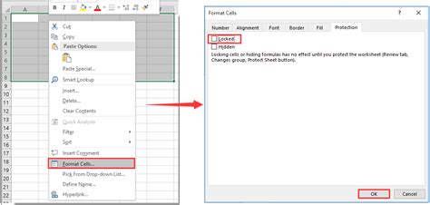 How To Lock Cell Width And Height From Resizing In Excel