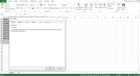 How To Lock Cells In Excel Excel Locked Cell Tutorial