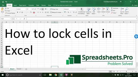 How To Lock Cells In Excel Mac Windows