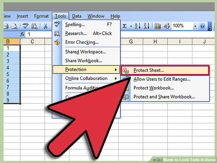 How To Lock Cells In Excel With Pictures Wikihow