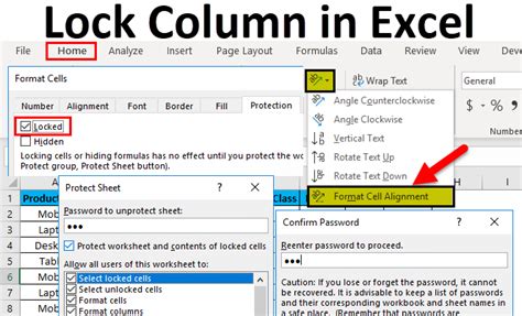 How To Lock Column In Excel