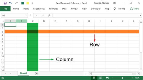 Show Excel Rows