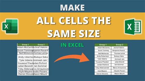 How To Make All Cells The Same Size In Excel 5 Easy Ways