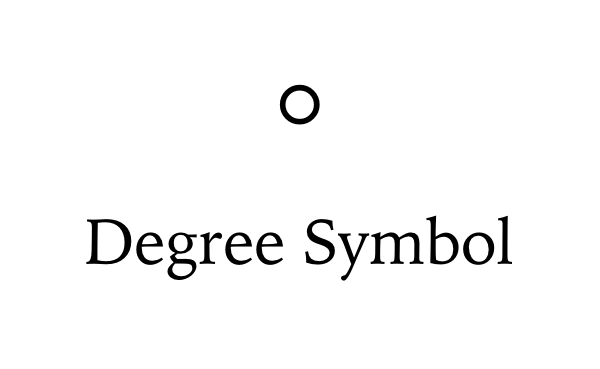 How To Make Degree Symbol In Word Wordfields