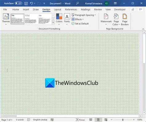 How To Make Graph Paper In Windows 11 10