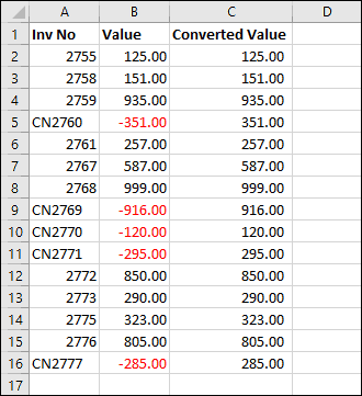 How To Make Negative Numbers Positive In Excel Convert Negative To