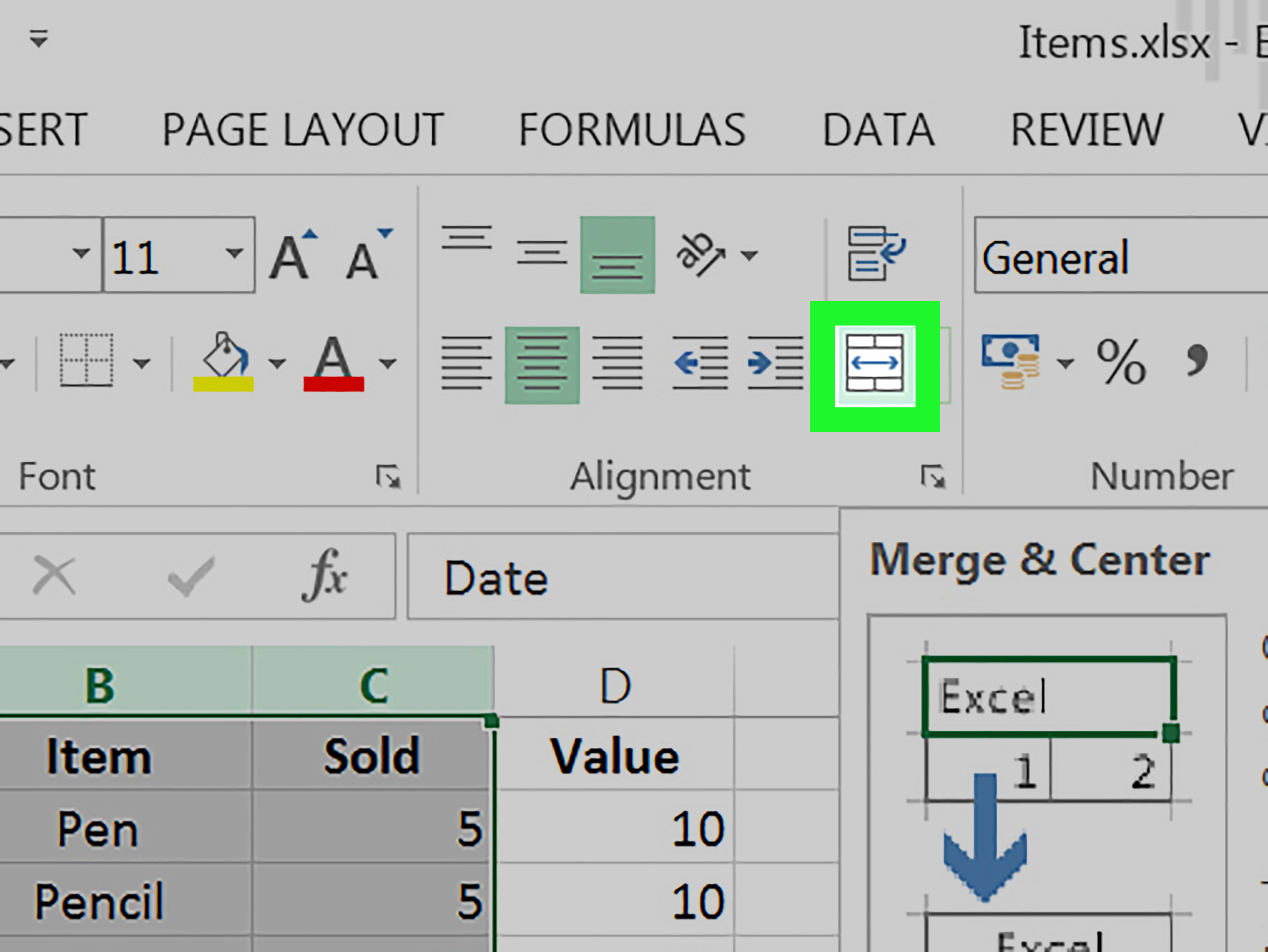 How To Merge Cells In Excel Resource