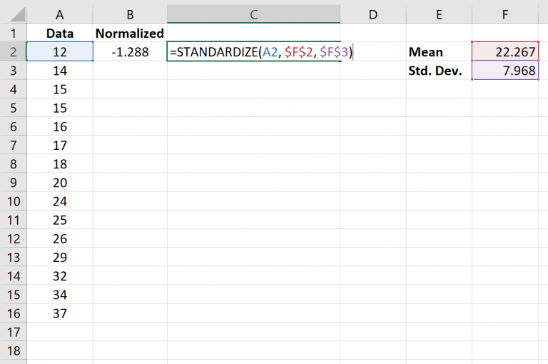 How To Normalize Data In Excel Cellularnews