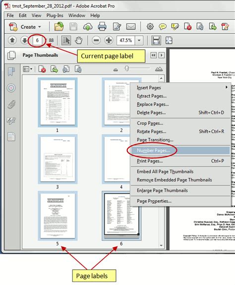 How To Number Pages In Pdf Document