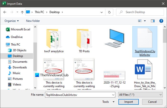 How To Open Tsv Files On Windows 10