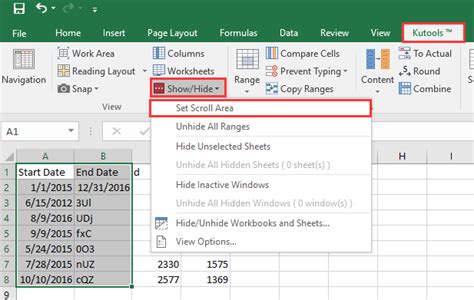 How To Quickly Grey Out All Unused Area In Excel