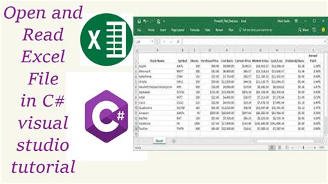 How To Read Data From Excel File In C Riset