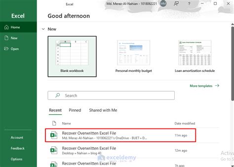 How To Recover Overwritten Excel File With No Previous Version 3 Methods