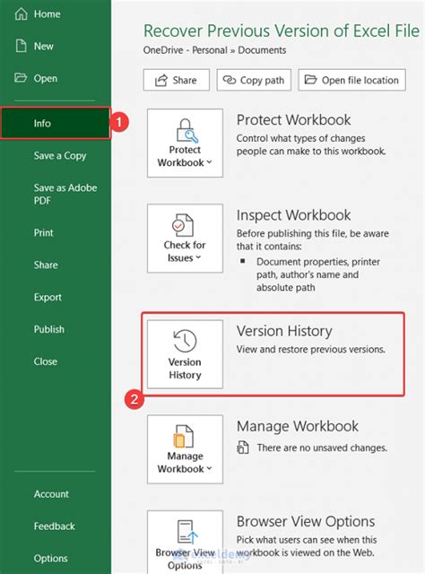 How To Recover Overwritten Excel Files Xslx No Previous Versions On