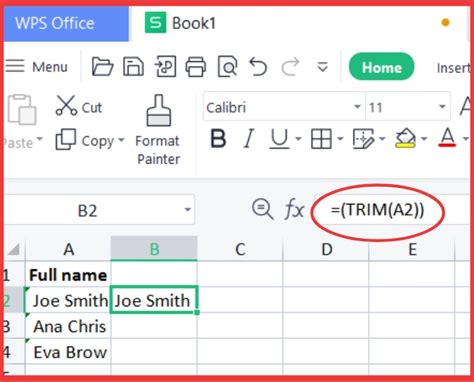 Remove Space Before Text In Excel