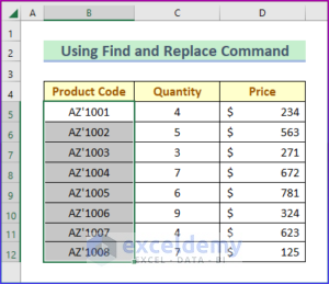 How To Remove Apostrophe In Excel 5 Easy Methods Exceldemy