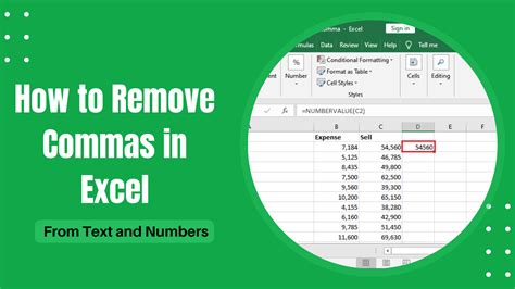 How To Remove Comma In Excel From Text And Numbers Trump Excel