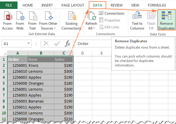 5 Ways Remove Duplicates