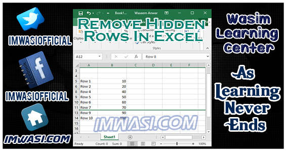 5 Ways Remove Hidden Rows