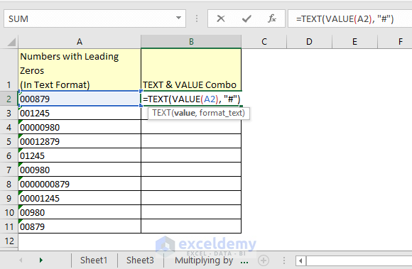 How To Remove Leading Zeros In Dates In Excel Howotremo