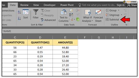 How To Remove Subtotals From Excel Tech Junkie