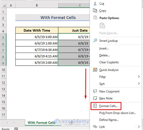 How To Remove Time From Date In Excel 6 Approaches Exceldemy