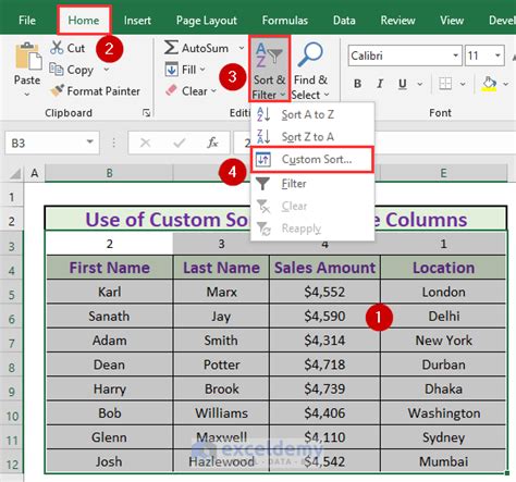 How To Reorder Columns In Excel 4 Easy Methods Exceldemy