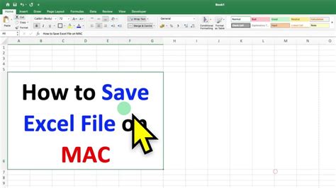 How To Save Excel File On Mac Macbook Pro Air Youtube