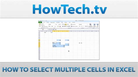 Select Multiple Cells In Excel On Mac