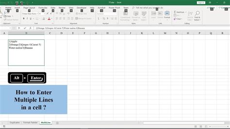 How To Select Multiple Lines In Excel Printable Templates Free