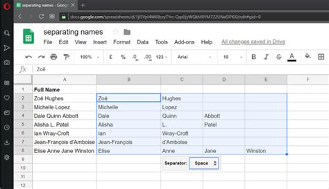 How To Separate First And Last Name In Google Sheets Step By Step