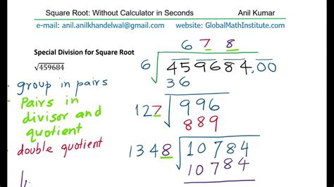 How To Solve Square Roots Without Using A Calculator How To Solve