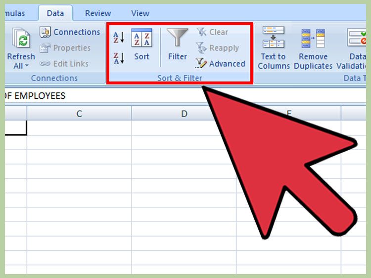 How To Sort Microsoft Excel Columns Alphabetically 11 Steps