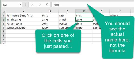 How To Split Up A Name In A Spreadsheet Last First Into Two Columns