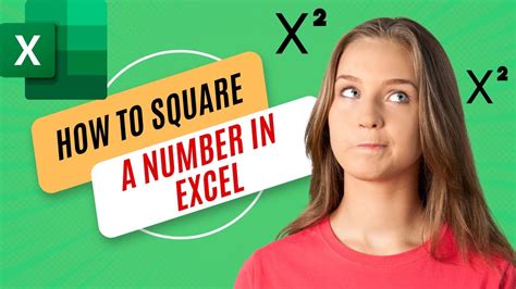 How To Square A Number In Excel 2 Simple Methods