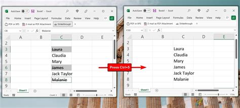 How To Strikethrough Text In Excel Winbuzz