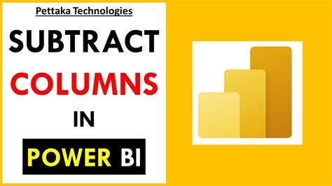 How To Subtract 2 Columns In Power Bi Basic Way